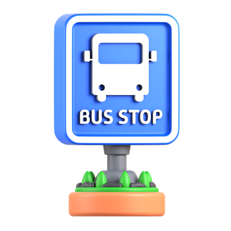 Arrêt de bus  3D Icon