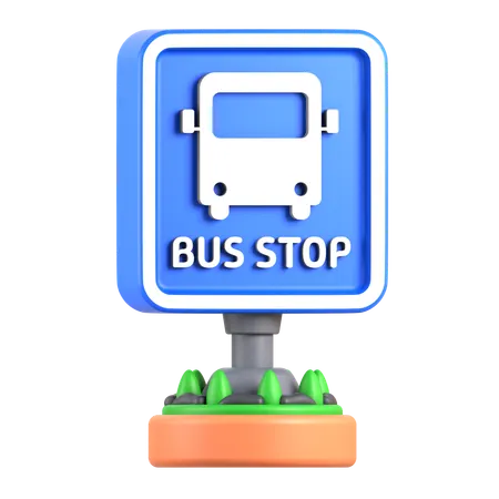 Arrêt de bus  3D Icon