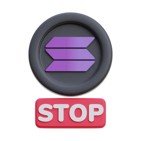 Arrêt de Solana  3D Icon