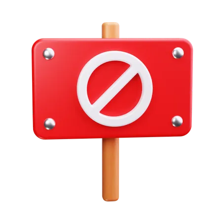 Arrêter la protestation  3D Icon