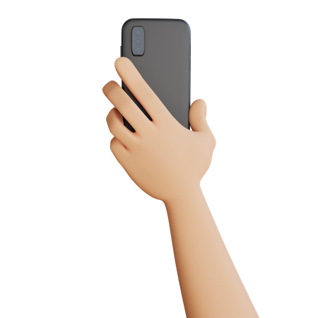 L'arrière du téléphone Android  3D Icon