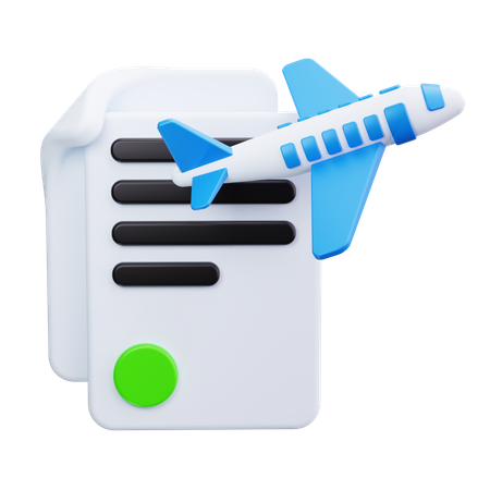 Arrival stamp  3D Icon