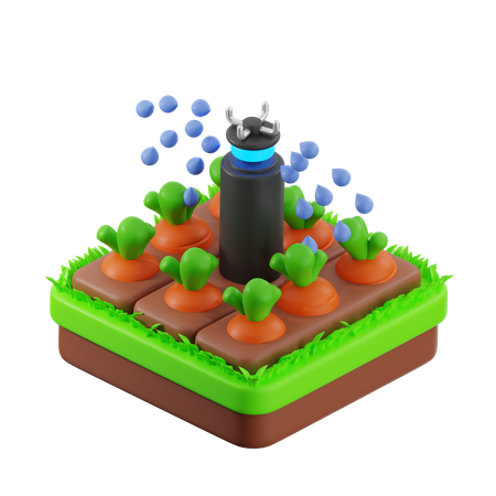 Arrosage irrigation  3D Icon