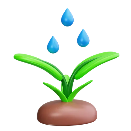 Arrosant les plantes  3D Icon