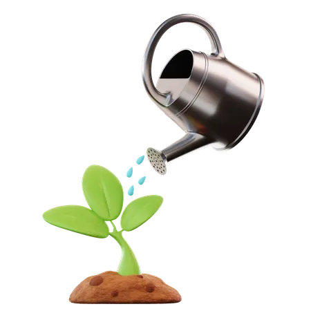 Arrosage sur plante  3D Icon