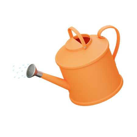 Pot d'arrosage  3D Illustration