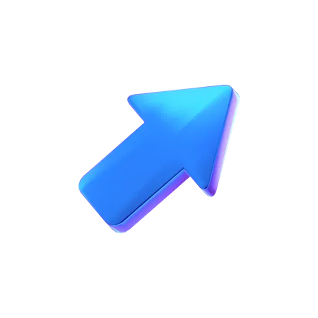 Arrow Abstract Shape  3D Icon
