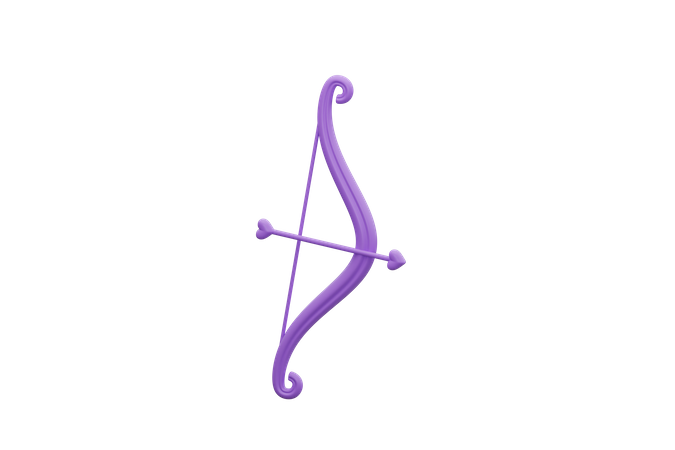 Arrow And Bow  3D Icon