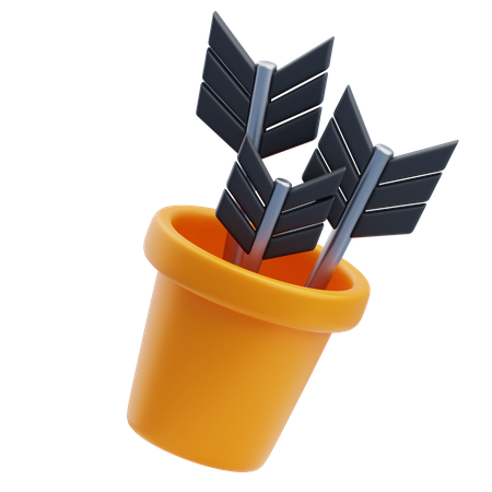 Arrow Basket  3D Icon