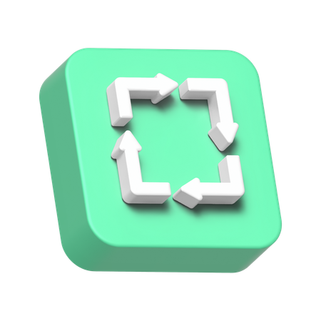 Arrow Box  3D Icon