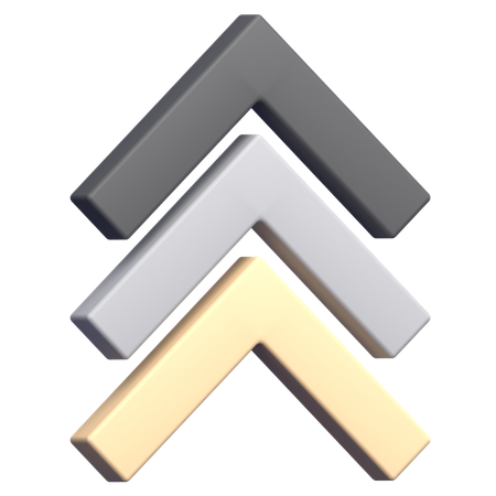 Arrow Chart  3D Icon