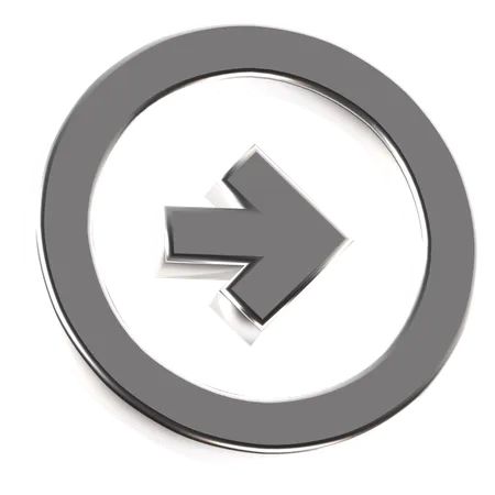 Arrow Circle Right  3D Icon