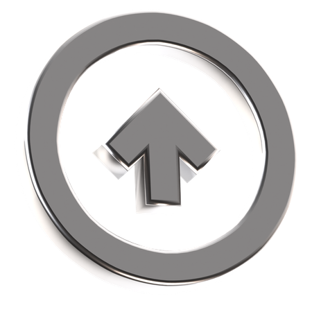 Arrow Circle Up  3D Icon