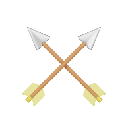 Arrow Cross  3D Icon