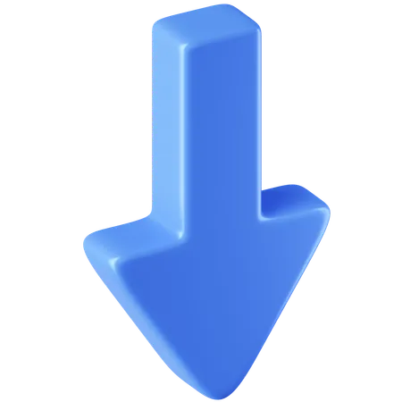 Arrow Down  3D Icon