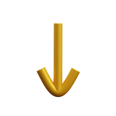 Arrow Down  3D Icon