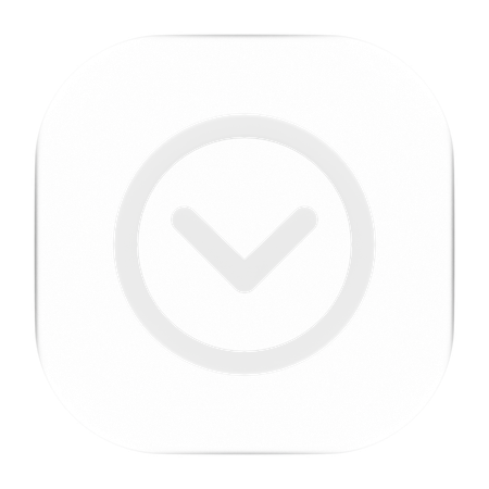 Arrow Down  3D Icon