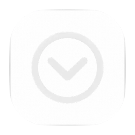 Arrow Down  3D Icon
