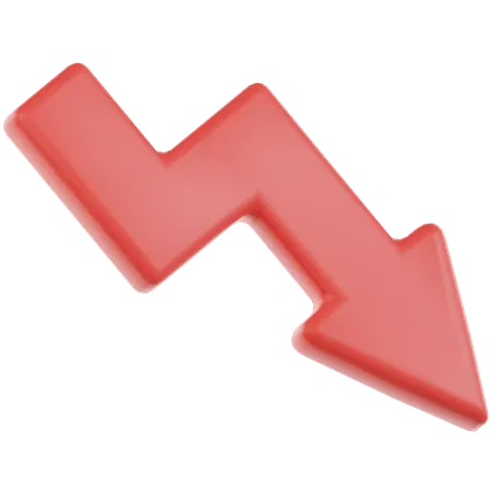 Arrow Down  3D Icon