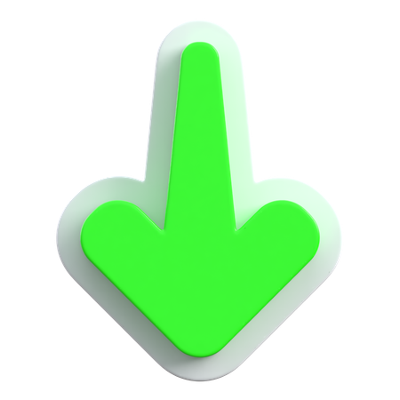 Arrow Down  3D Icon