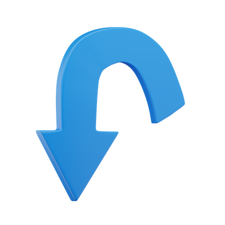 Arrow Down  3D Icon