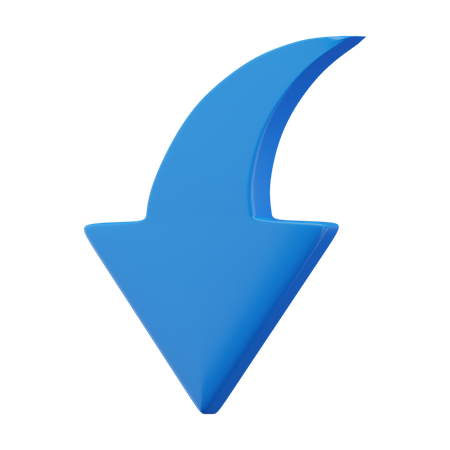 Arrow Down  3D Icon