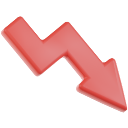 Arrow Down  3D Icon