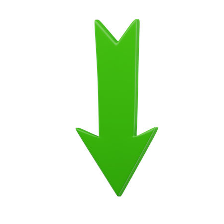 Arrow Down  3D Icon