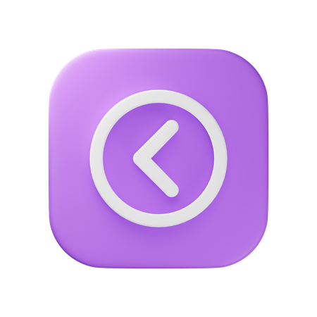 左矢印  3D Icon