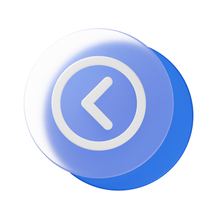 左矢印  3D Icon