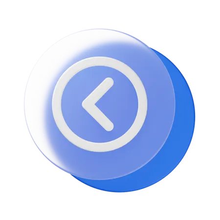 左矢印  3D Icon