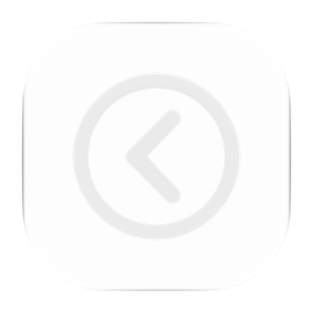 Arrow Left  3D Icon