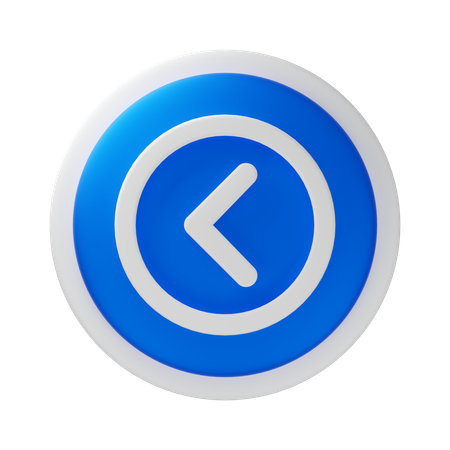 Arrow Left  3D Icon