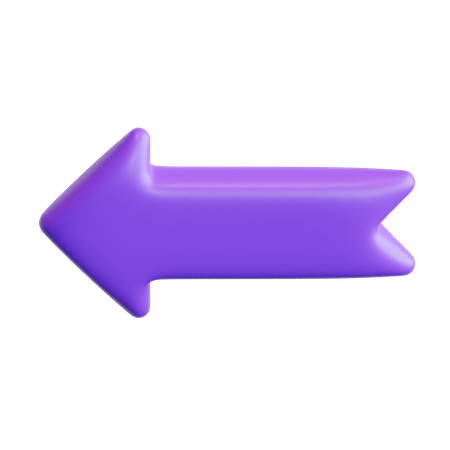 Arrow left  3D Icon