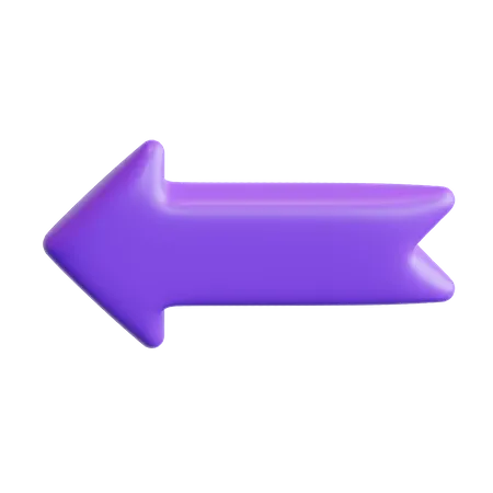 Arrow left  3D Icon