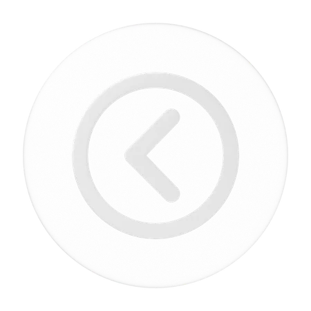 Arrow Left  3D Icon
