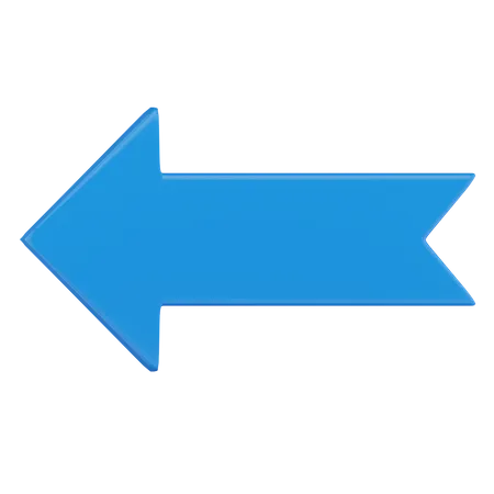 Arrow Left  3D Icon