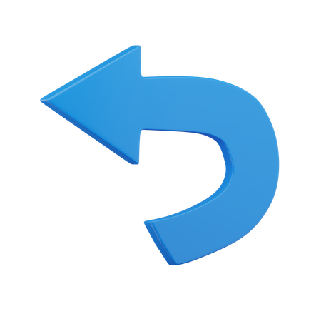 Arrow Left  3D Icon