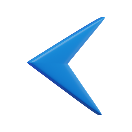 Arrow Left  3D Icon