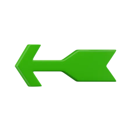 Arrow Left  3D Icon