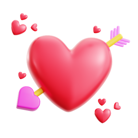 Arrow Love  3D Icon