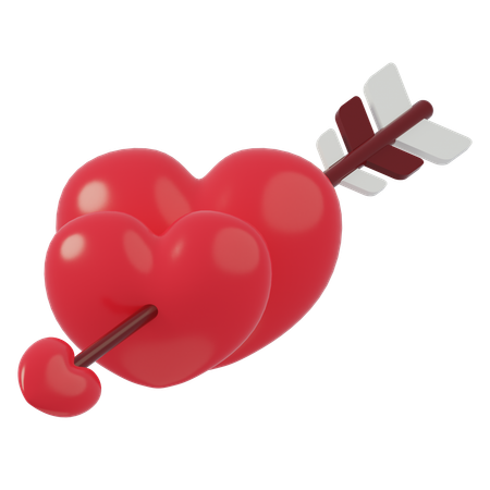 Arrow Of Love  3D Icon
