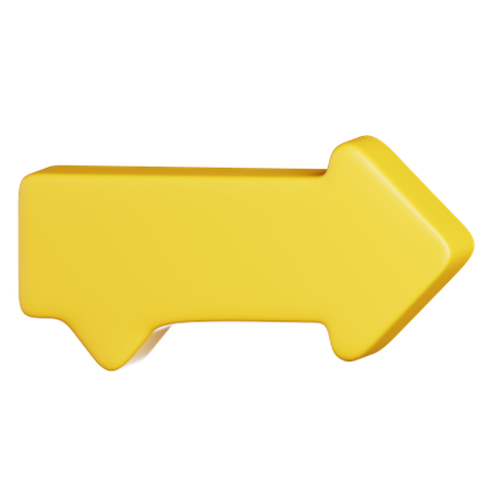 Arrow Pointing Right  3D Icon