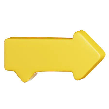 Arrow Pointing Right  3D Icon