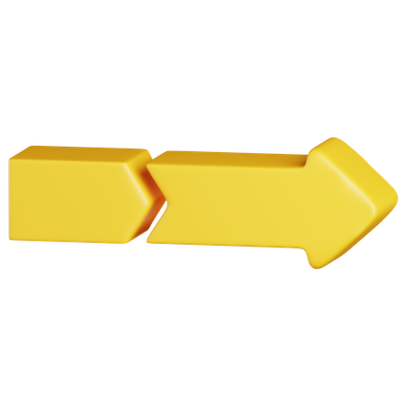 Arrow Pointing Right  3D Icon