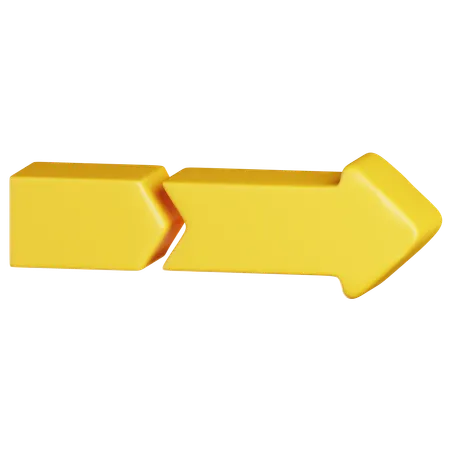Arrow Pointing Right  3D Icon