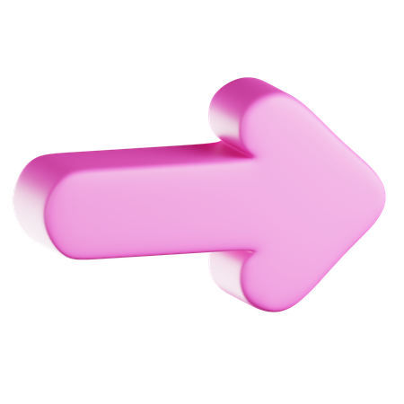 Arrow Pointing Right  3D Icon