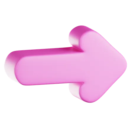 Arrow Pointing Right  3D Icon