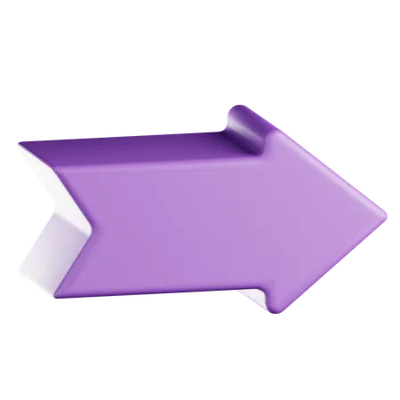 Arrow Pointing Right  3D Icon
