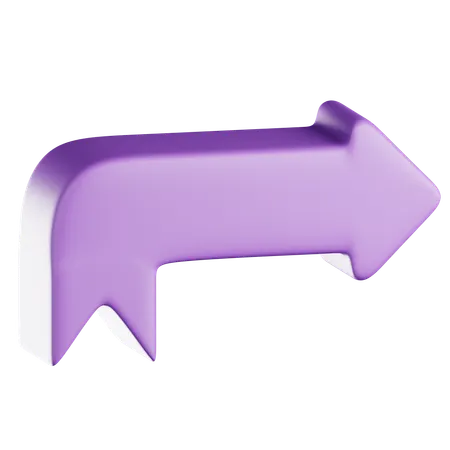 Arrow Pointing Right  3D Icon